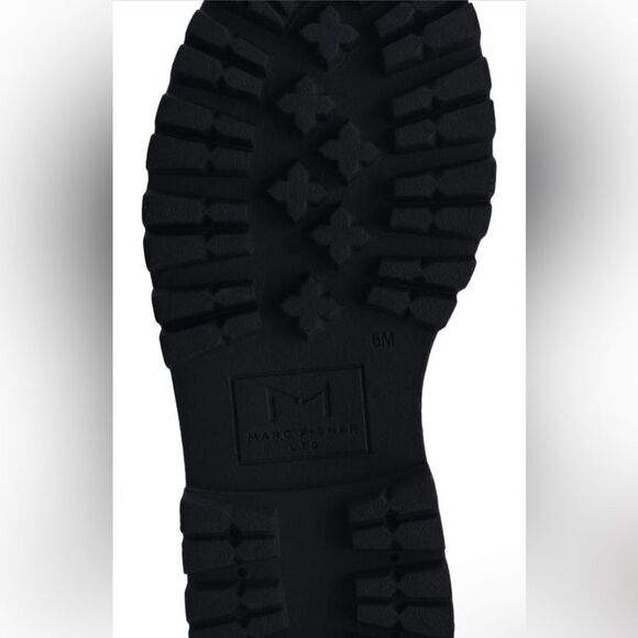 BNIB Marc Fisher Brown Suede Platform Lace Up Boots Sz 10 - Picture 8 of 10